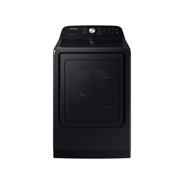 Almo 7.4 cu. ft. Brushed Black Gas Dryer with Sensor Dry, Smart Care, and 10 Preset Cycles - DVG50B5100V