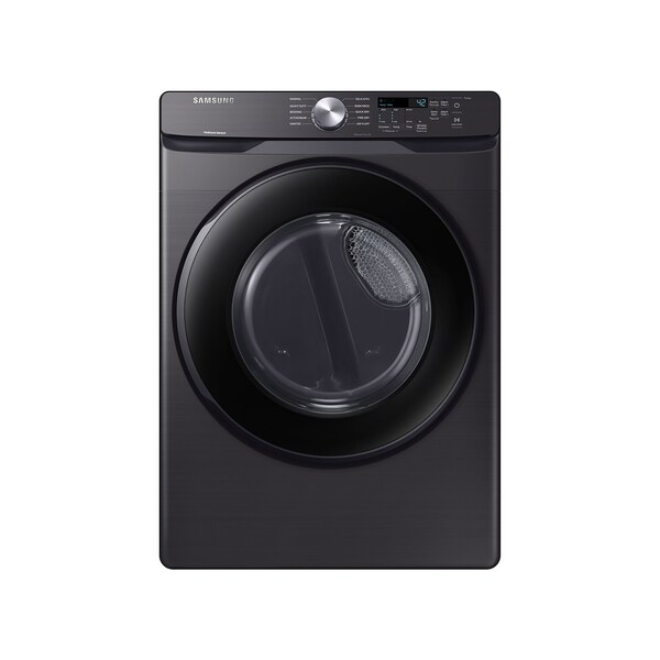 Almo 7.5 cu. ft. Electric Sensor Dry Dryer in Brushed Black with Smart Care and Interior Drum Light - DVE45T6000V
