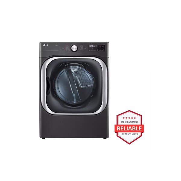 Almo 9.0 cu. ft. Mega Capacity TurboSteam Gas Dryer with Sensor Dry and Smart Features - DLGX8901B