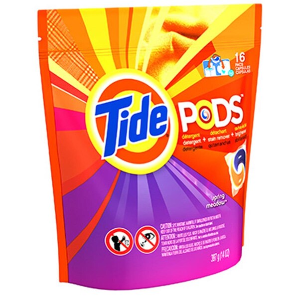 Tide 50954 Spring Mead  Pod Laundry Detergent, 16 Count, 16PK - TI574434