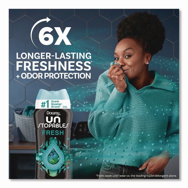 Downy Unstoppables In-Wash Scent Booster Beads, Fresh Scent, 30.1 oz Canister - 14518