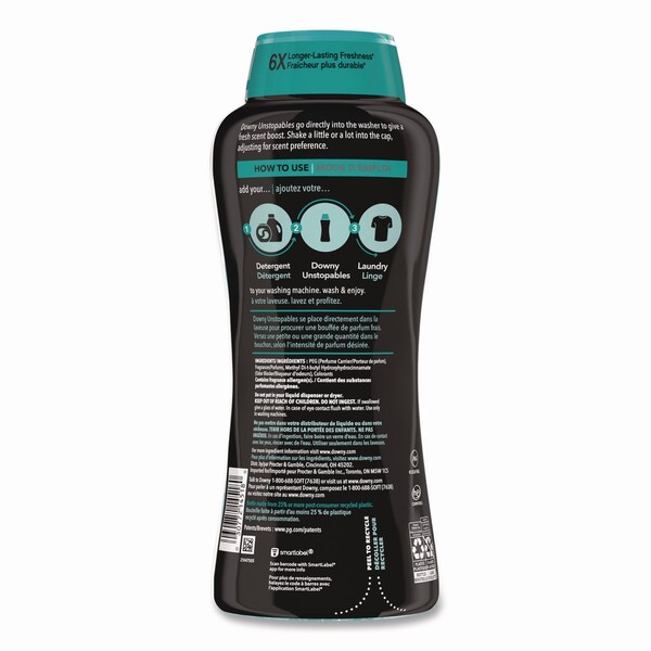 Downy Unstoppables In-Wash Scent Booster Beads, Fresh Scent, 30.1 oz Canister - 14518