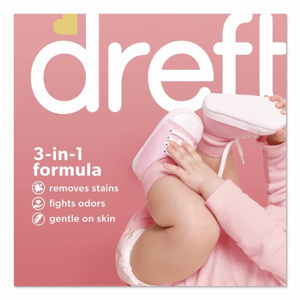 Dreft Ultra Laundry Detergent, Stage 1: Newborn, 150 oz Plastic Bottle with Dispensing Top - 21280