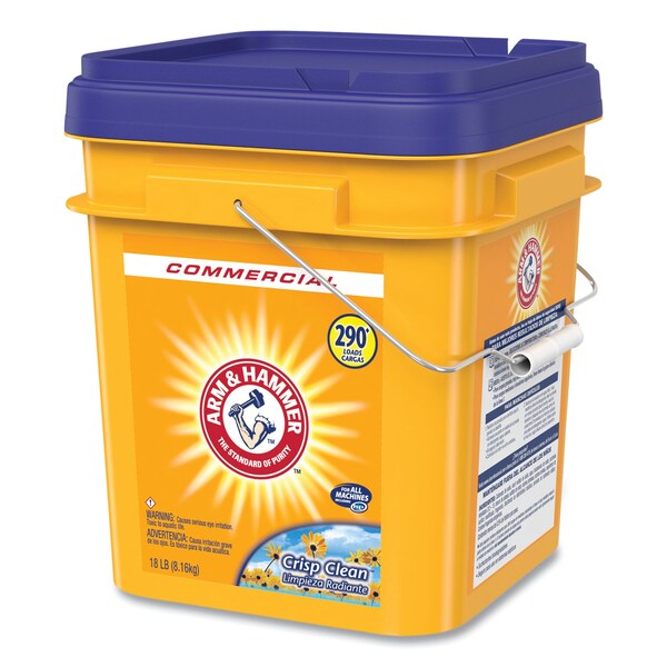 Arm & Hammer Powder Laundry Detergent, Crisp Clean, 18 lb Pail - 3320001001