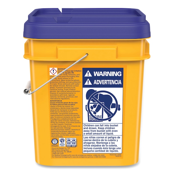 Arm & Hammer Powder Laundry Detergent, Crisp Clean, 18 lb Pail - 3320001001