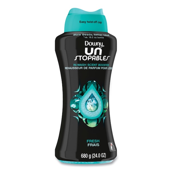 Downy Unstopables In-Wash Scent Booster Beads, Fresh Scent, 24 oz Pour Bottle, 4PK - 80730043