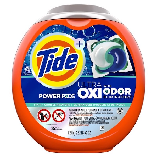 9 Elements Tide Ultra Oxi Original Scent Laundry Detergent Pod 25 pk - 03222