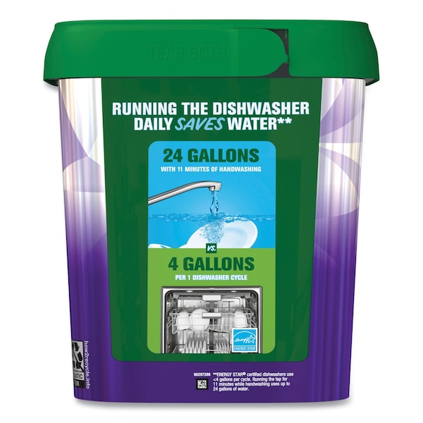 Cascade Platinum Plus ActionPacs Dishwasher Detergent Pods, Fresh Scent, 28.4 oz Tub, 156PK - 80374822
