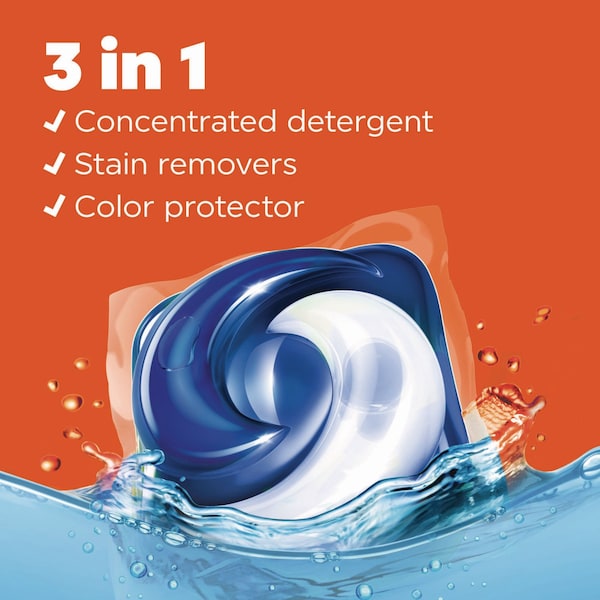 Tide PODS Laundry Detergent, Clean Breeze, 36 oz Tub, 42 Pacs/Tub - 80367521