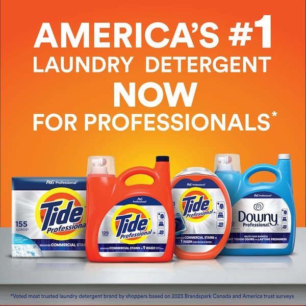 Tide Professional Commercial Powder Laundry Detergent, 197 oz Box - 80782769