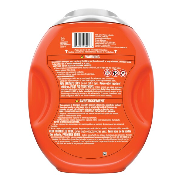 Tide Hygienic Clean Heavy 10x Duty Power Pods, Fresh Meadow Scent, 76 oz Tub, 45 Pods, 4PK - 80737342