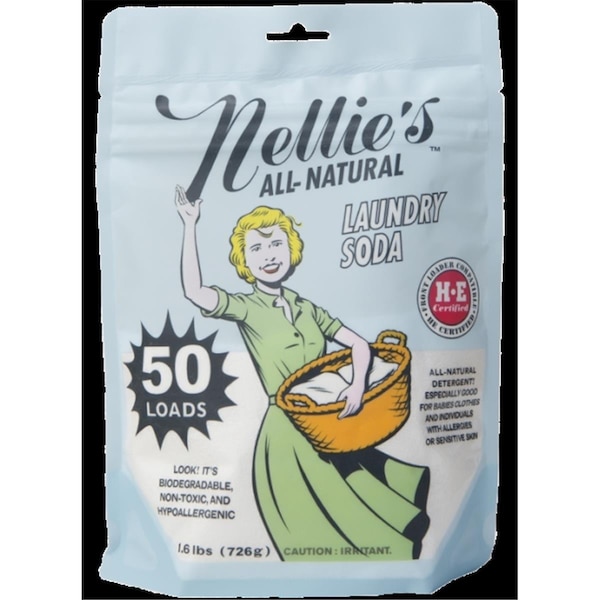 Nellie&Aposs Clean Nellies Laundry Soda 50 Load Pouch - NLS-50