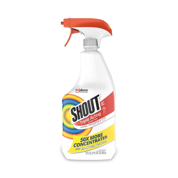 Shout Laundry Stain Treatment, Pleasant Scent, 22 oz Trigger Spray Bottle - 356160