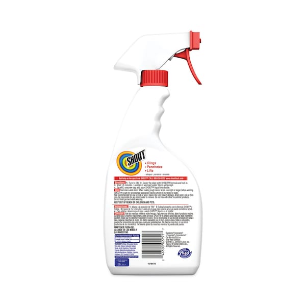 Shout Laundry Stain Treatment, Pleasant Scent, 22 oz Trigger Spray Bottle - 356160