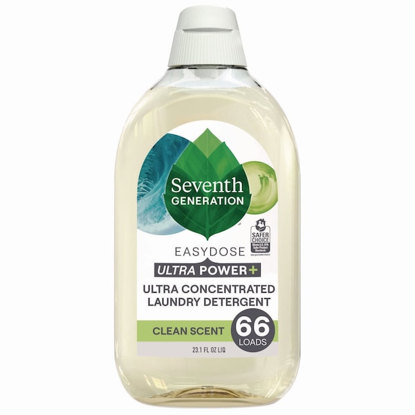 Seventh Generation Ultra Power + Laundry Detergent, 23.1 oz Bottle, 6PK - 68644243