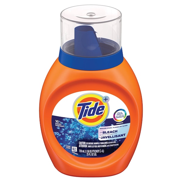 Tide Plus Bleach Alternative Liquid Laundry Detergent, HE Compatible, 16 Loads Original Scent, 25oz, 6PK - 80353520