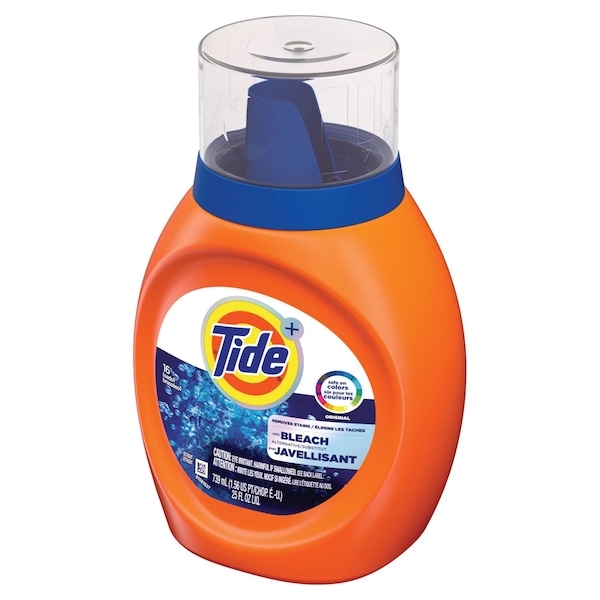 Tide Plus Bleach Alternative Liquid Laundry Detergent, HE Compatible, 16 Loads Original Scent, 25oz, 6PK - 80353520