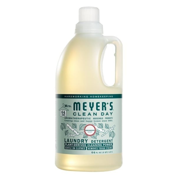 Method Mrs. Meyer's Clean Day Laundry Detergent, 64 fl-oz Bottle, Liquid, Birchwood - 11648