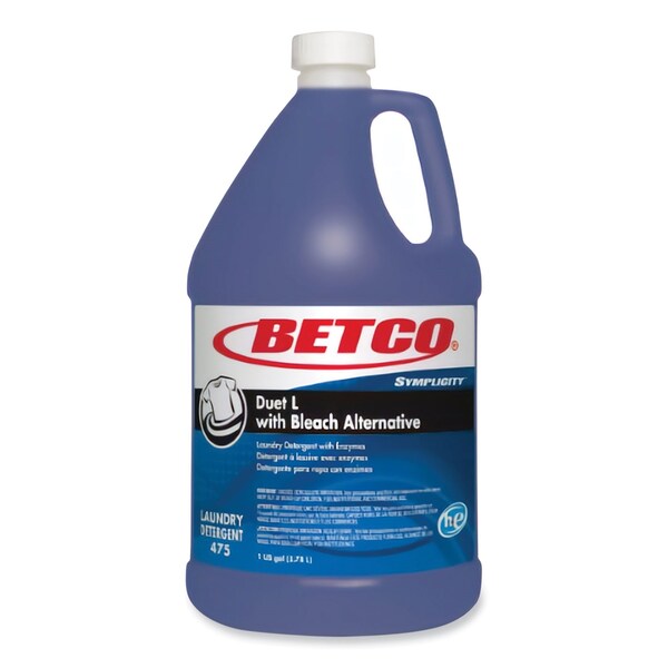 Betco Laundry Detergent, Bottle, Liquid, Fresh, 4 PK - 4750400