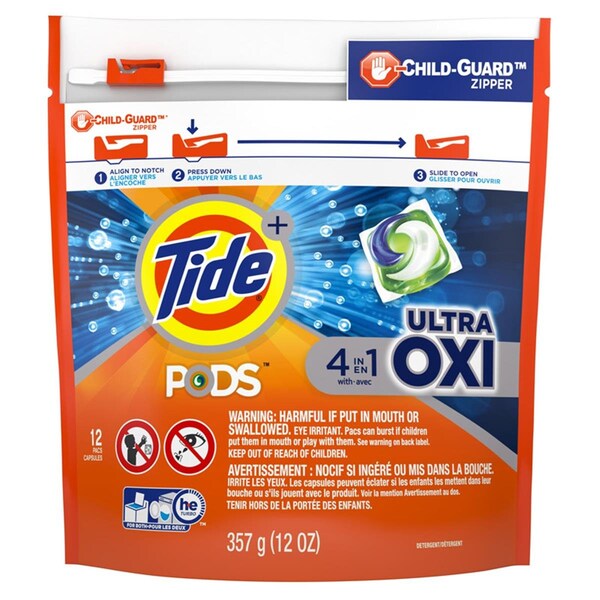 Tide Oxi Original Scent Laundry Detergent Pod, 72PK - TI7051