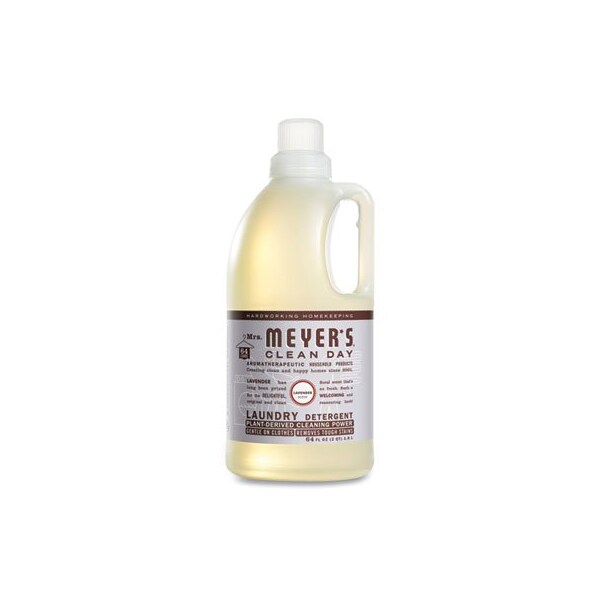Sc Johnson Mrs.Meyers, LIQUID LAUNDRY DETERGENT, LAVENDER SCENT, 64 OZ BOTTLE - 651367EA