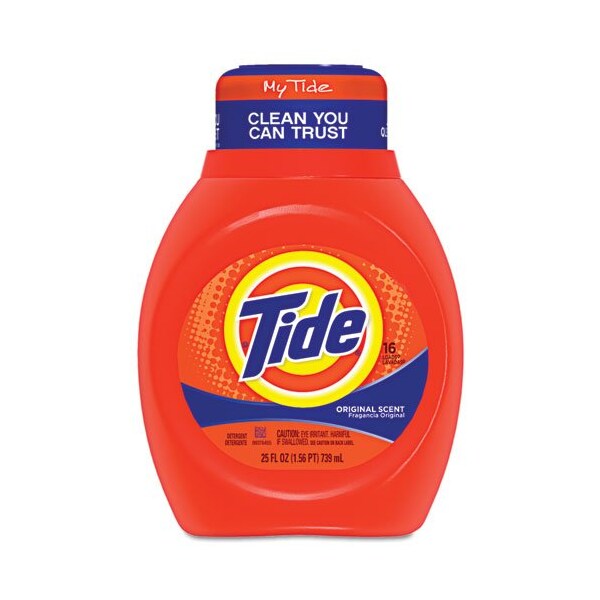 P&G Tide Liquid Laundry Detergent 25 oz. Original Scent, 6PK - 13875