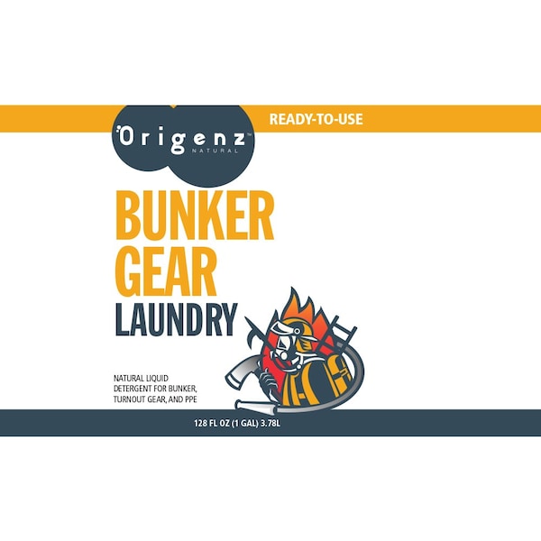Origenz Natural Laundry Detergent, Liquid, Clear to amber, 4 PK - FPR75-LL-04X1-E882