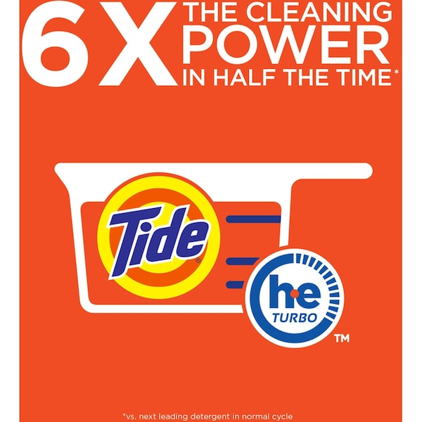 Tide Laundry Detergent, 95 oz Box, Powder, Unscented, White, 3 PK - 84997