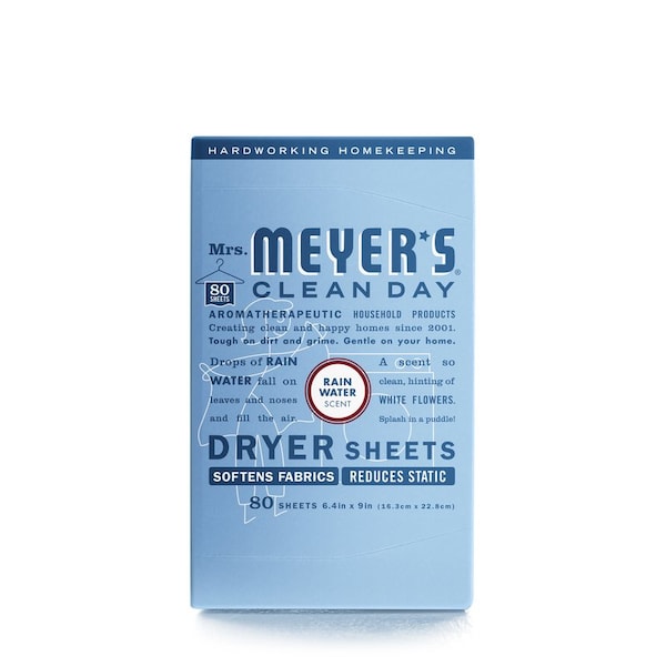 Mrs. Meyers Clean Day Mrs. Meyer's Clean Day Rain Water Scent Dryer Sheets Sheets 80 pk - 325239