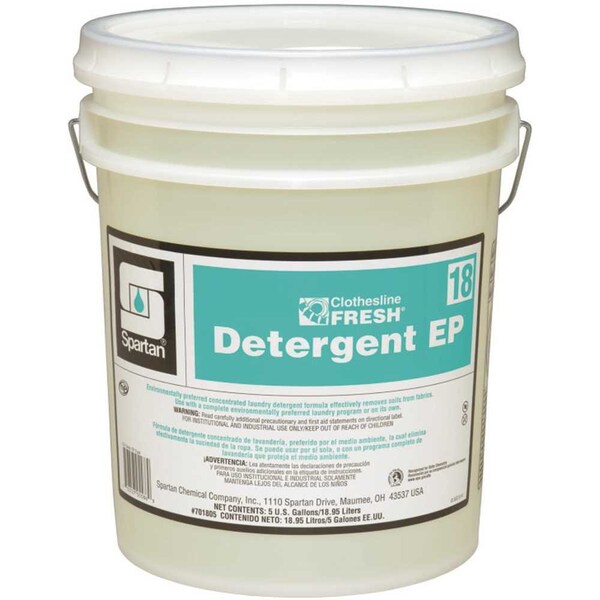 Spartan Chemical Clothesline Fresh 5 Gallon Detergent EP - 701805