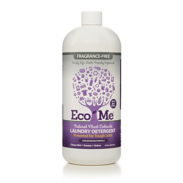 Eco Me Laundry Detergent, Fragrance-Free 32 oz., PK6 - ECOM-LSFF32-06