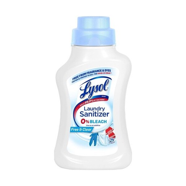 Lysol Laundry Sanitizer, Free and Clear, 41 fl. oz., Multi - RAC99621