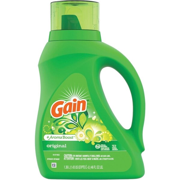 Gain + Aroma Boost 46 Oz. 32 Load Original Scent HE Liquid Laundry Detergent - 3700055861