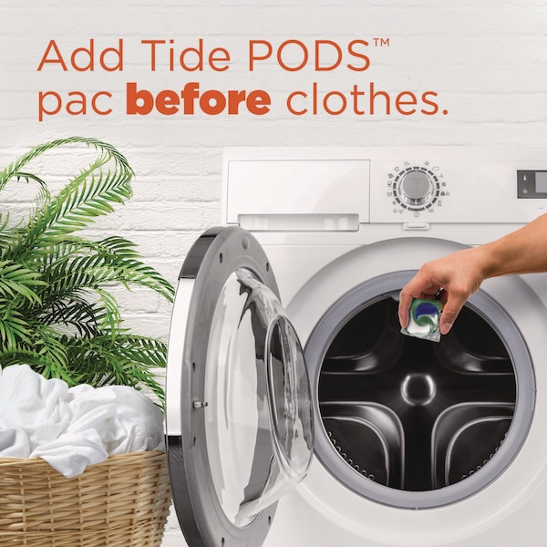 Tide PODS Laundry Detergent, Spring Meadow, 66 oz Tub, 76 Pacs/Tub - 80735047