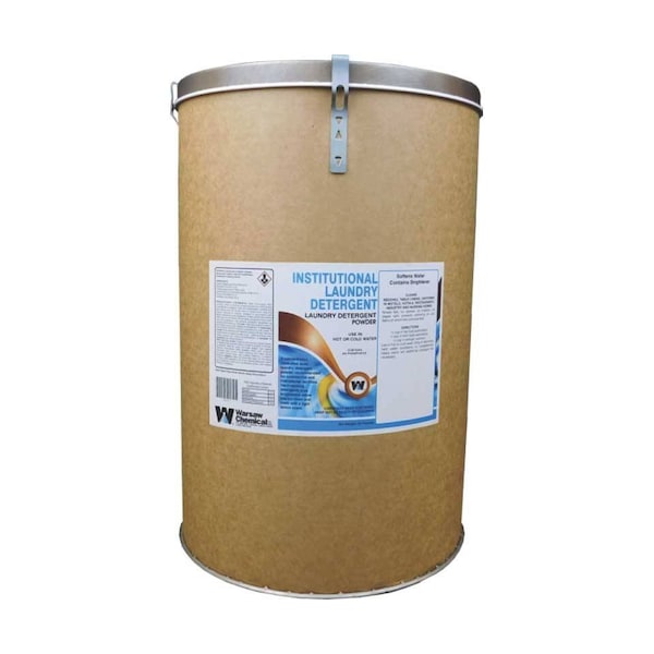 Warsaw Chemical Institutional Laundry Detergent, Lemon Scent, 100lbs drum - 30232-0000100