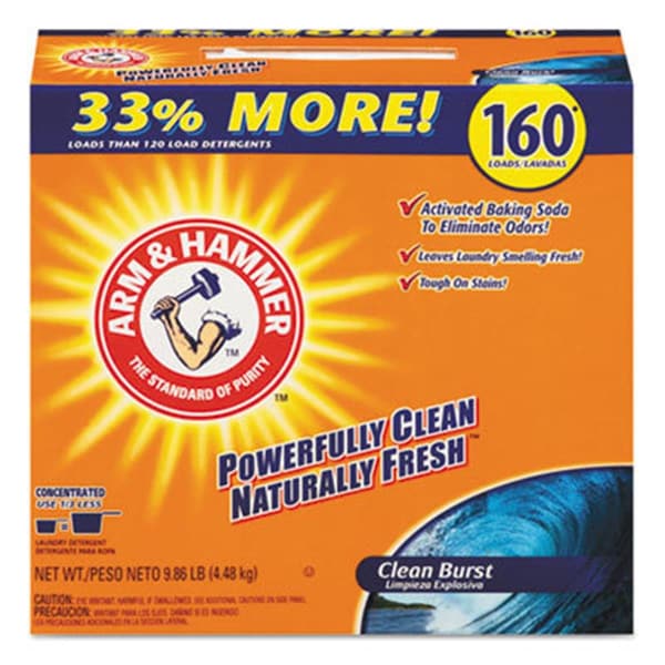 Church & Dwight CDC 11.9 lbs Clean Burst Arm & Hammer Laundry Detergent Powder - CH100864