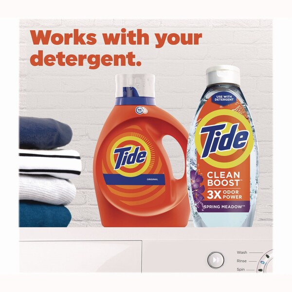 Tide Clean Boost In-Wash Scent Booster, Spring Meadow Scent, 48 oz Bottle - 09784