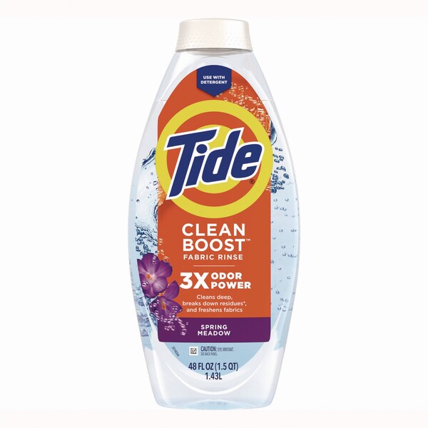 Tide Clean Boost In-Wash Scent Booster, Spring Meadow Scent, 48 oz Bottle - 09784