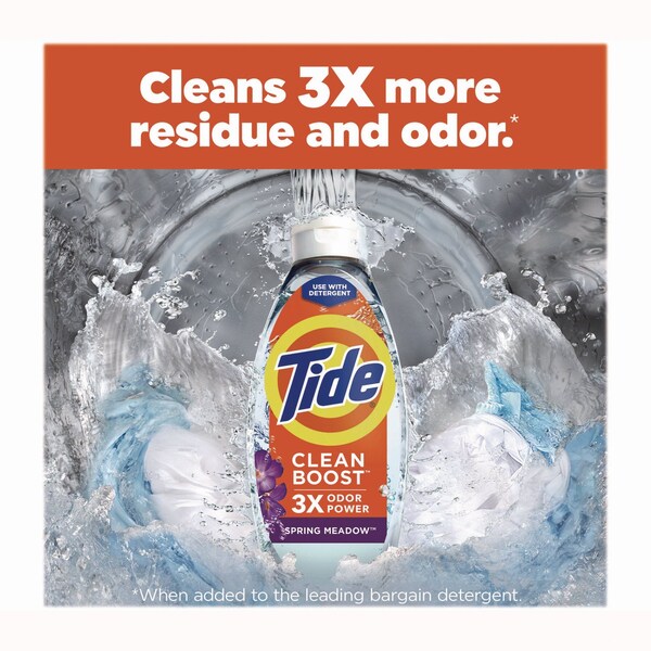 Tide Clean Boost In-Wash Scent Booster, Spring Meadow Scent, 48 oz Bottle - 09784