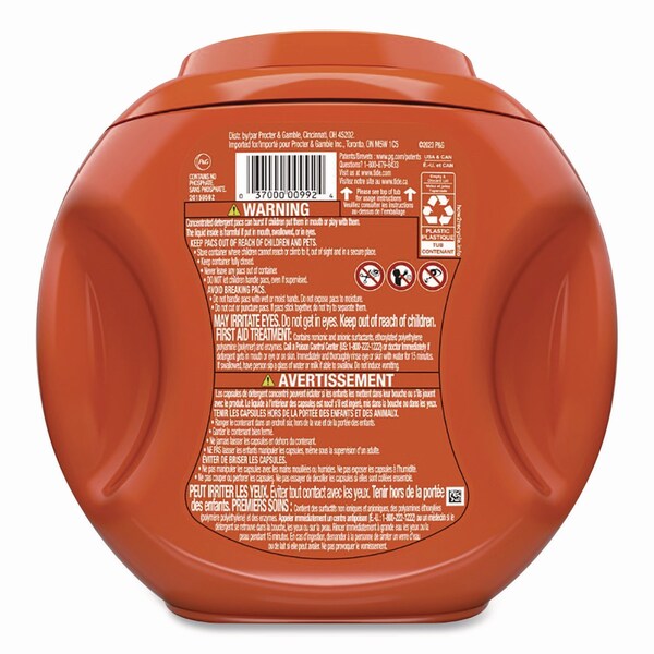 Tide PODS Laundry Detergent, Spring Meadow Scent, 35 oz Tub, 42 Pods/Tub - 9924