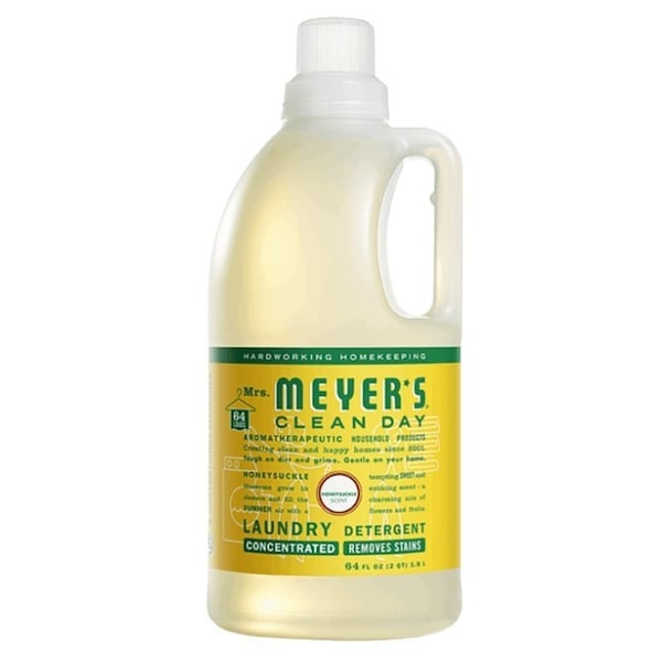 Method Mrs. Meyer's Clean Day Laundry Detergent, 64 fl-oz Bottle, Liquid, Honeysuckle - 70112