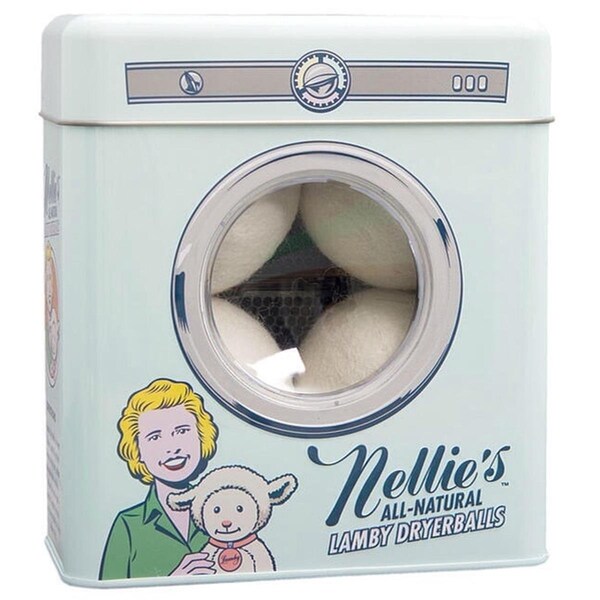 Nellie&Aposs Clean Nellies Lamby Wool Dryerball Tin - NWDB-T