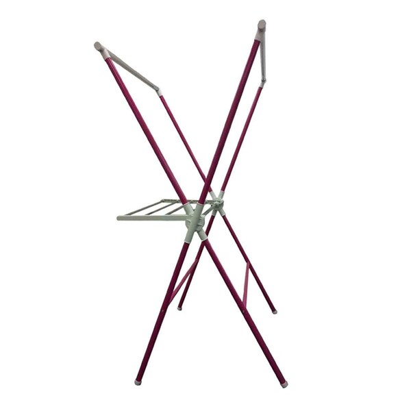 Ore Furniture Pink Folding Laundry Rack - NR515PNK