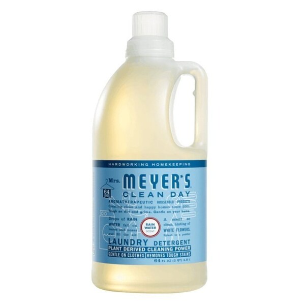 Method Mrs. Meyer's Clean Day Laundry Detergent, 64 fl-oz Bottle, Liquid, Rain Water - 11557