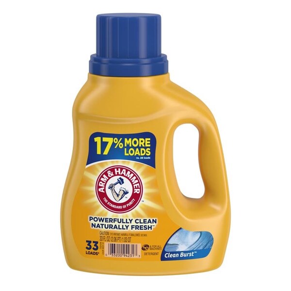 Arm & Hammer Arm & Hammer Clean Burst Scent Laundry Detergent Liquid 1 qt 1 pk - 94231