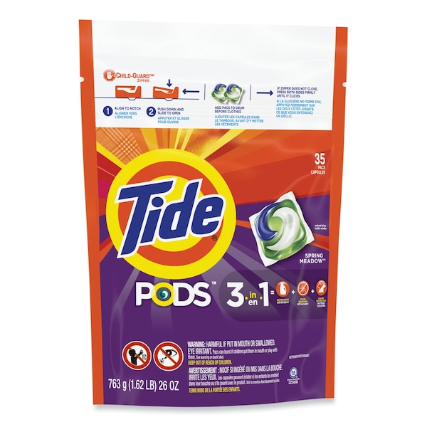 Tide Laundry Detergent, 14.8 oz Bag; Box; Bottle, Pod; Sheet; Scent Beads - 12777