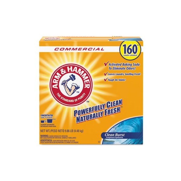 Arm & Hammer ArmHammer, POWDER LAUNDRY DETERGENT, CLEAN BURST, 9.86 LB, BOX, 3PK - 3320000109