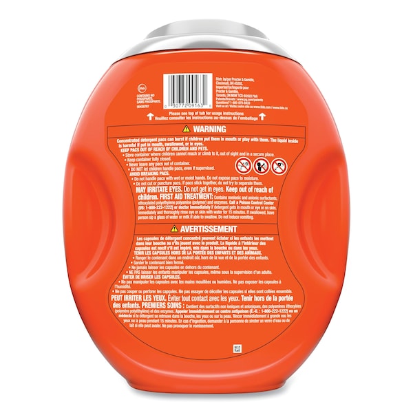 Tide Hygienic Clean Heavy 10x Duty Power Pods, Original Scent, 76 oz Tub, 45 Pods, 4PK - 80735044