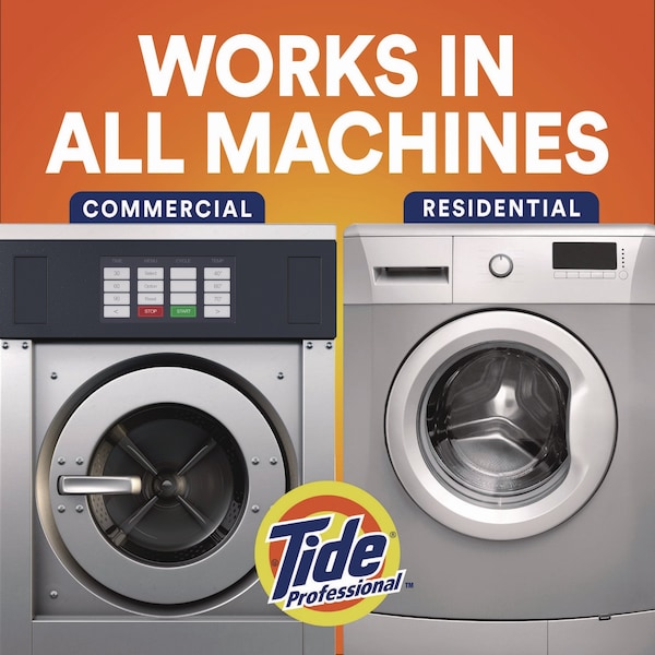 Tide Professional Laundry Detergent, 170 oz Pour Bottle, Liquid, 4 PK - 80782107
