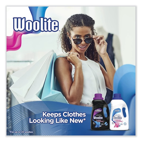Woolite® Laundry Detergent, 50 oz Bottle, Liquid, Light Floral, 6 PK - 62338-77940